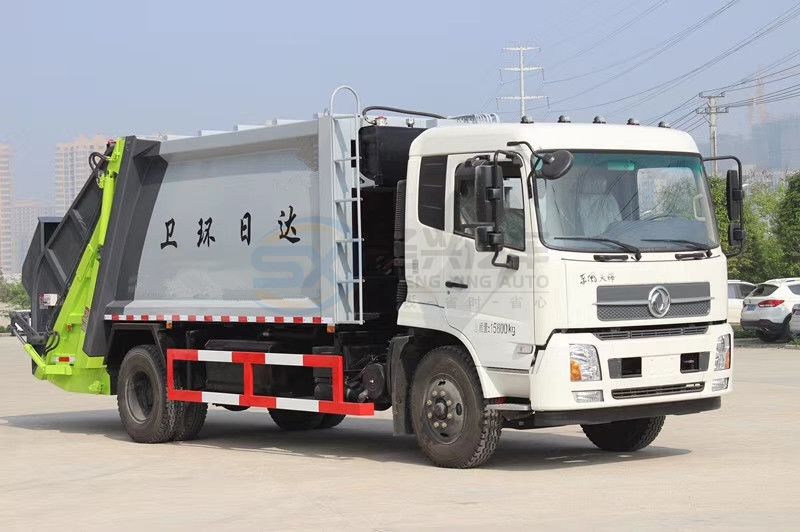 東風(fēng)天錦14方后裝壓縮垃圾車