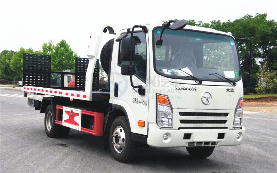 大運奧普一拖二清障車