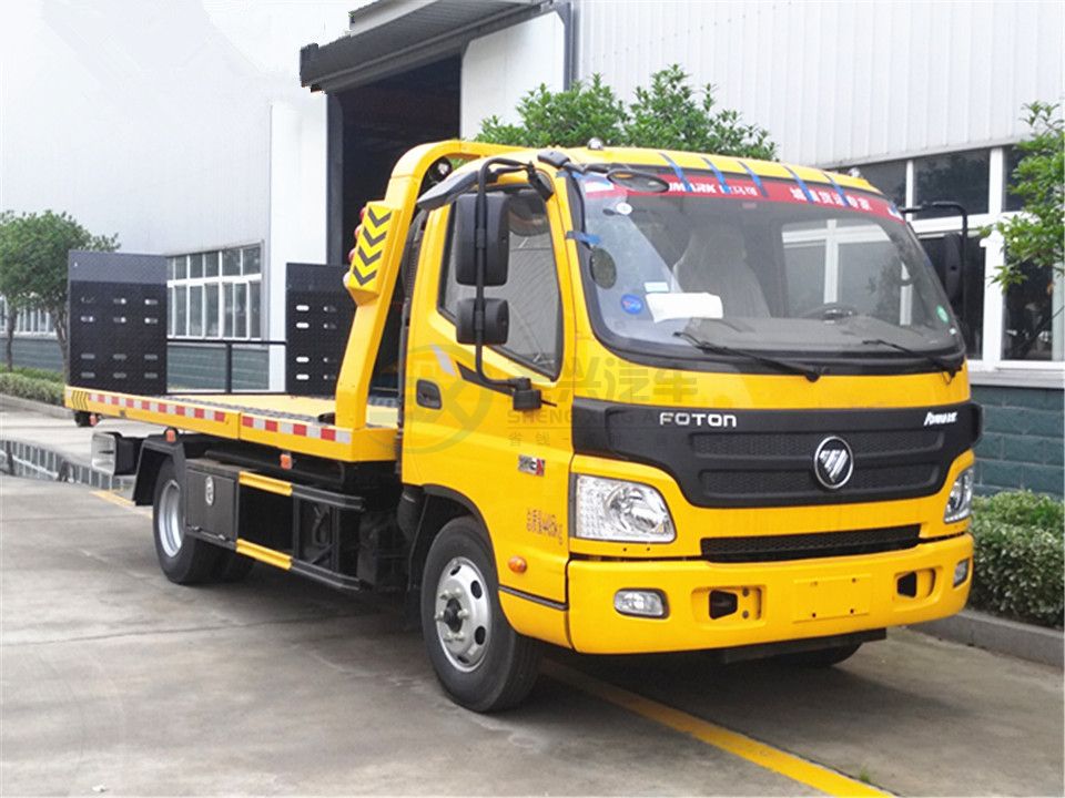 福田歐馬可一拖二清障車