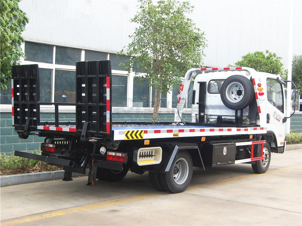 解放虎v一拖二清障車