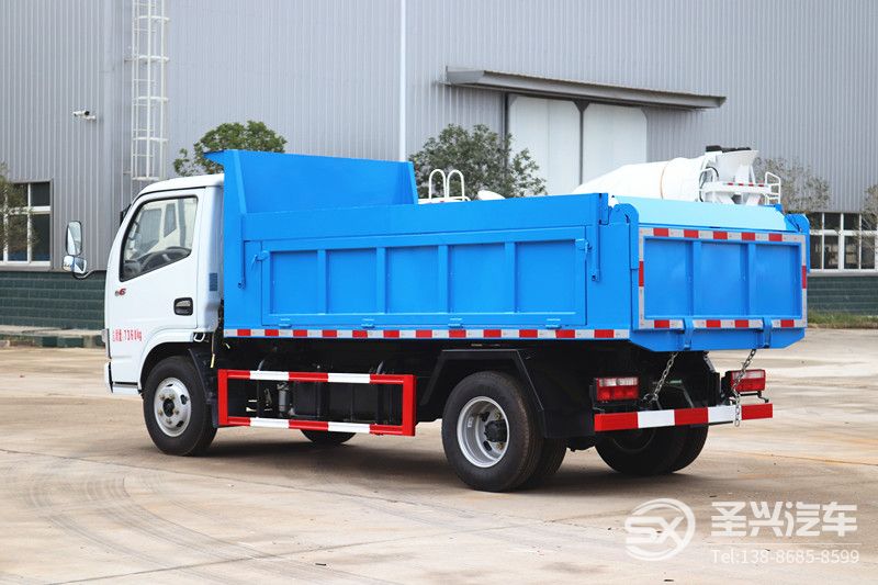 東風(fēng)多利卡密封式自卸垃圾車（選裝翼展蓋）