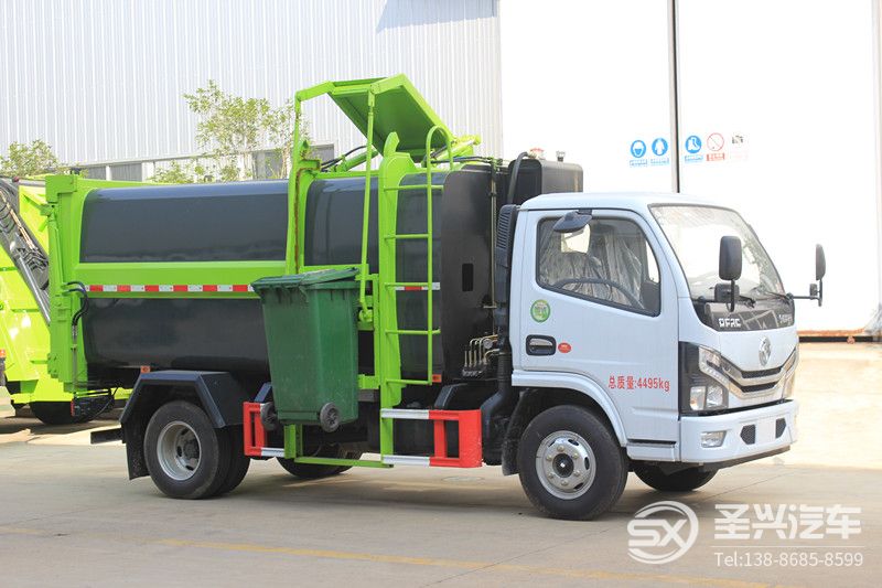 國六-東風(fēng)多利卡側(cè)裝壓縮式垃圾轉(zhuǎn)運車