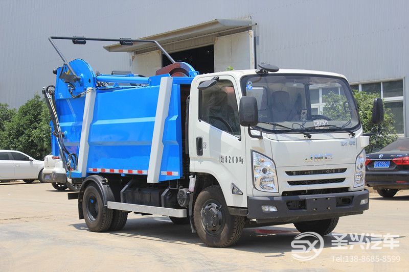 江鈴凱銳后裝無(wú)泄漏壓縮垃圾車(chē)  江鈴凱銳后裝無(wú)泄漏壓縮垃圾車(chē)