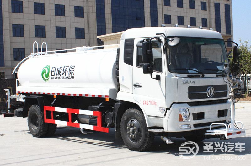 東風(fēng)天錦12方環(huán)衛(wèi)灑水車-自動(dòng)水炮