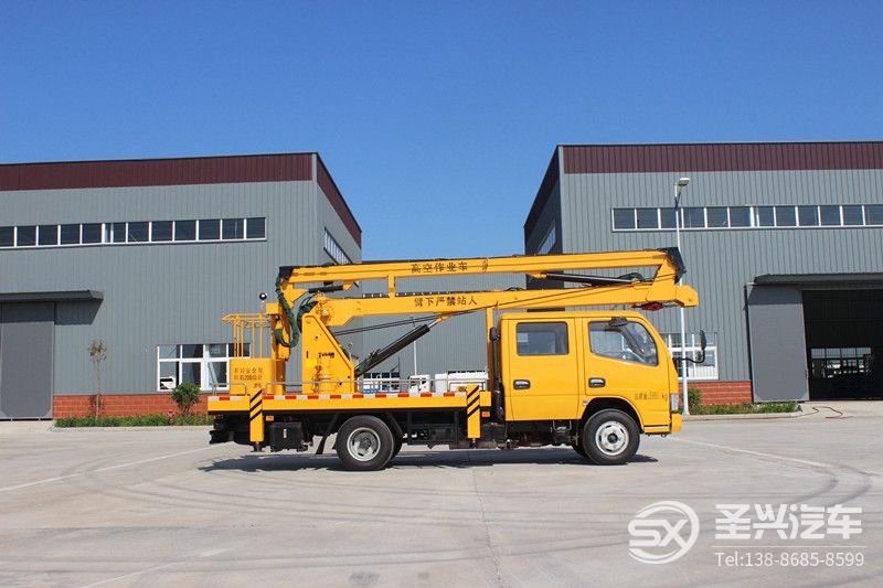 東風(fēng)多利卡雙排座16米高空作業(yè)車