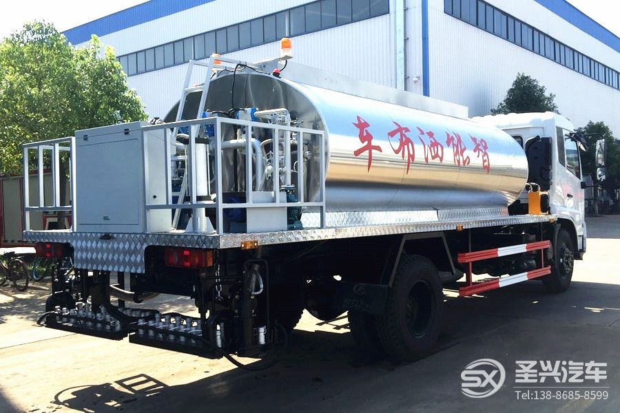 東風(fēng)天錦10噸瀝青灑布車