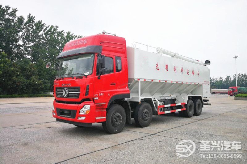 東風(fēng)天龍40方散裝飼料車 