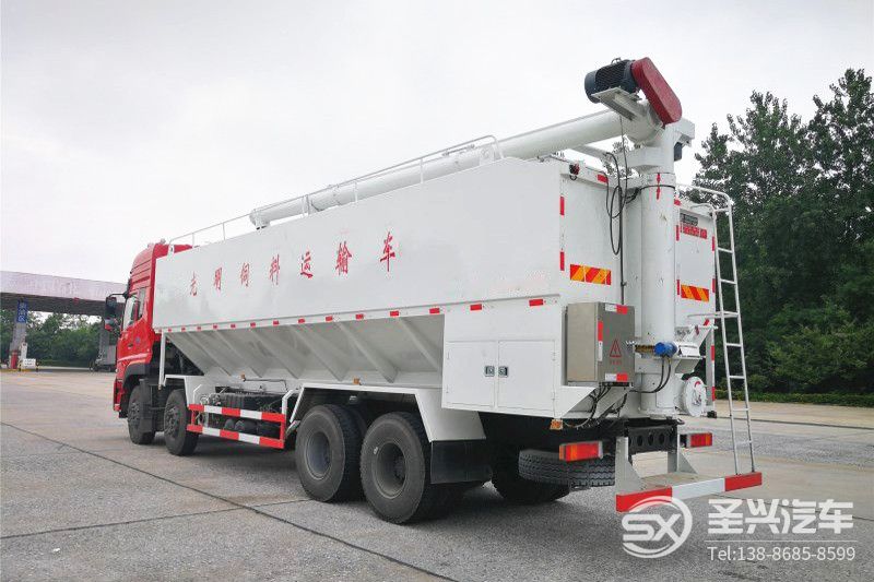 東風(fēng)天龍40方散裝飼料車 