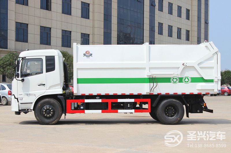 東風(fēng)天錦對接式壓縮垃圾轉(zhuǎn)運(yùn)車