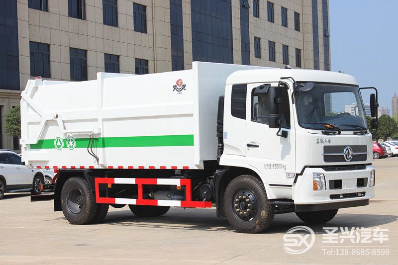 東風(fēng)天錦對接式壓縮垃圾轉(zhuǎn)運(yùn)車