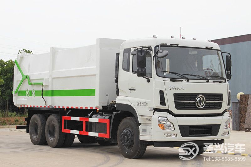 東風天龍后雙橋對接式壓縮垃圾轉運車 東風天龍后雙橋對接式壓縮垃圾轉運車