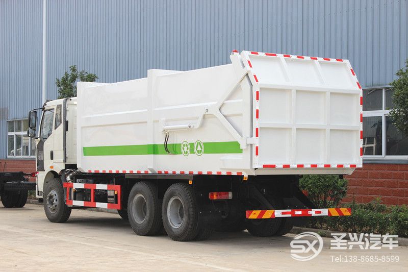 解放J6后雙橋?qū)邮綁嚎s垃圾轉(zhuǎn)運(yùn)車 解放J6后雙橋?qū)邮綁嚎s垃圾轉(zhuǎn)運(yùn)車
