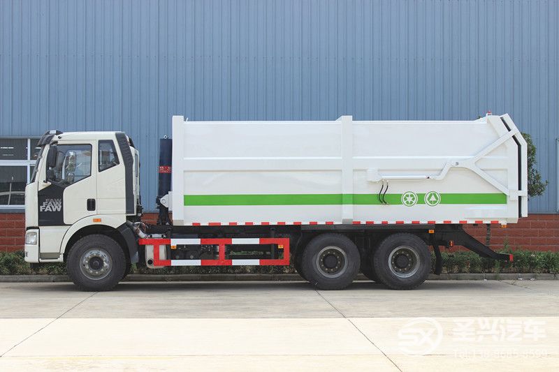 解放J6后雙橋?qū)邮綁嚎s垃圾轉(zhuǎn)運(yùn)車 解放J6后雙橋?qū)邮綁嚎s垃圾轉(zhuǎn)運(yùn)車