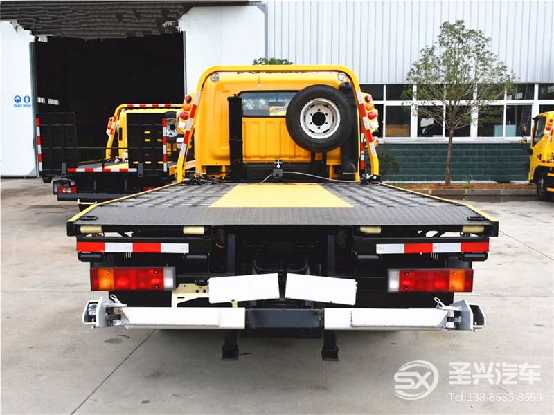 現(xiàn)代盛圖一拖二藍牌清障車