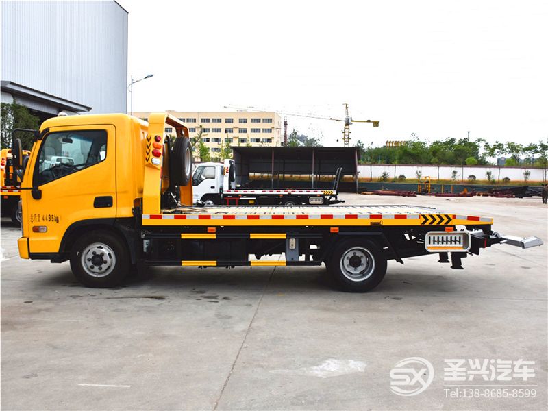 現(xiàn)代盛圖一拖二藍牌清障車