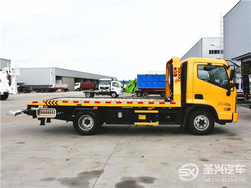 現(xiàn)代盛圖一拖二藍牌清障車