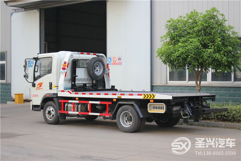 重汽HOWO悍將一拖二清障車