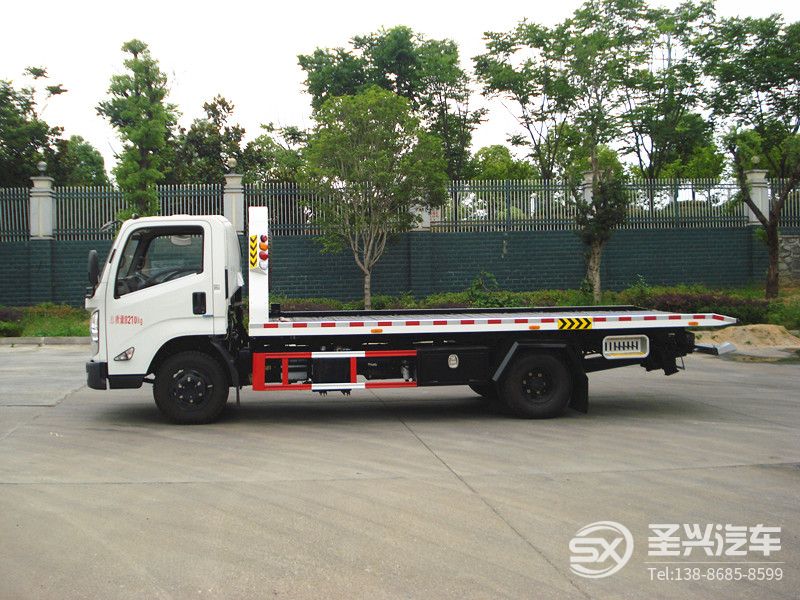 江鈴凱銳一拖二清障車-黃牌