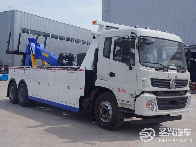 東風(fēng)專底D913后雙橋拖吊聯(lián)體清障車