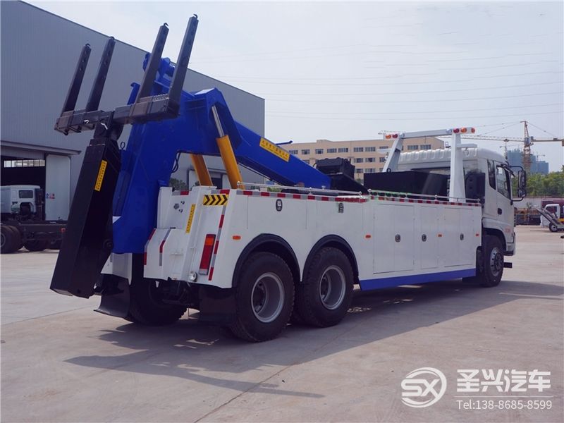 東風(fēng)專(zhuān)底D913后雙橋拖吊聯(lián)體清障車(chē)