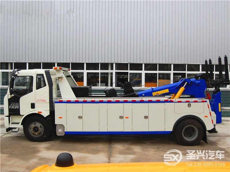 解放單橋拖吊聯(lián)體救援車