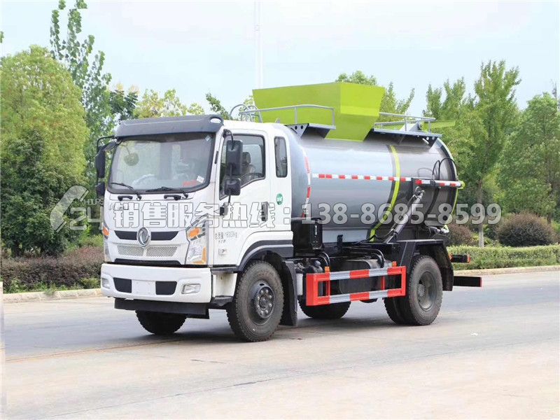 東風(fēng)D1L型8方罐式餐廚垃圾車(chē)
