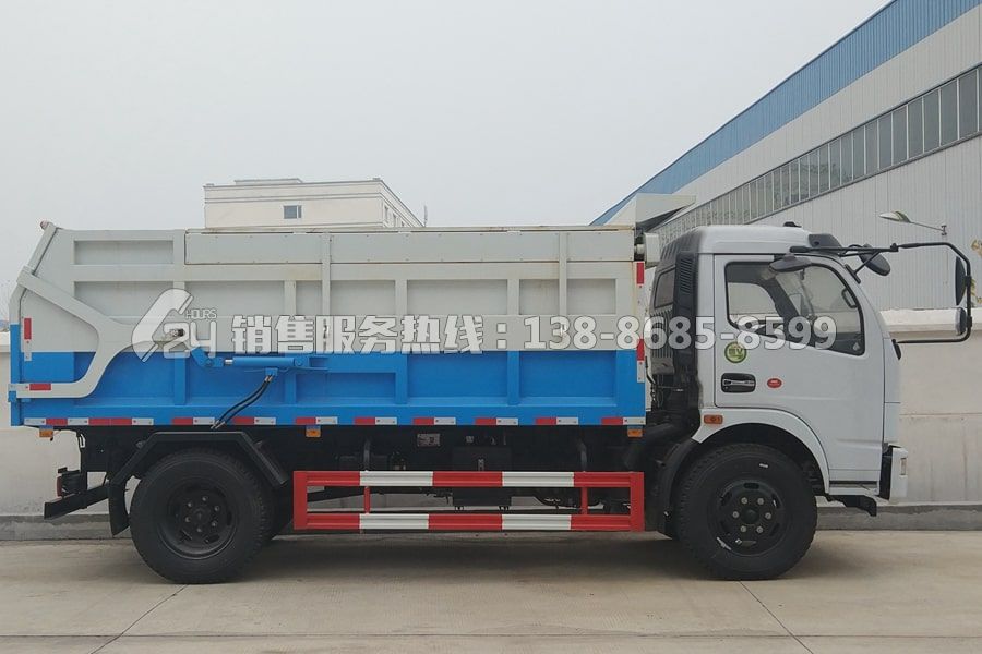 東風福瑞卡密封式城市自卸建筑垃圾車