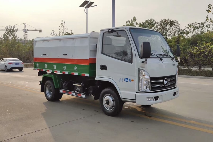 凱馬小型4方密封式垃圾收集轉(zhuǎn)運車