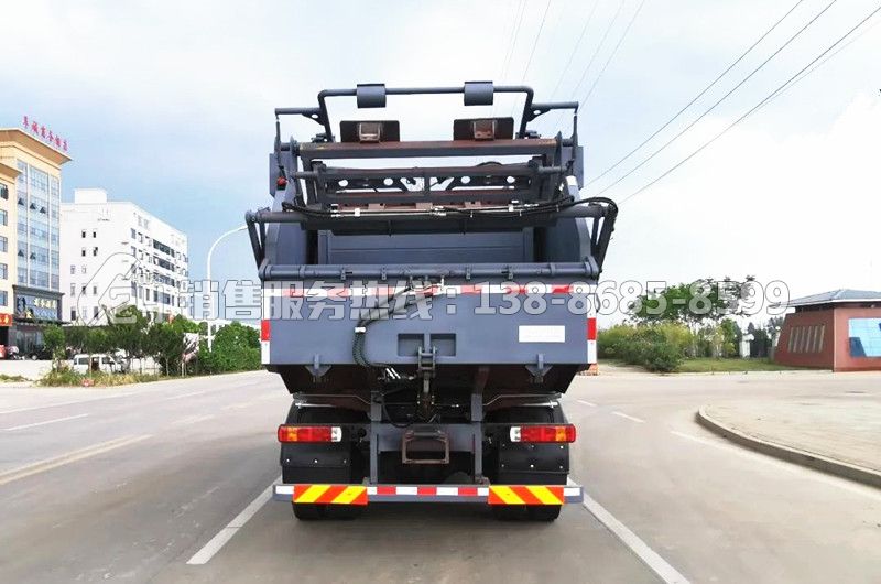 國六北汽福田歐馬可無泄漏壓縮式垃圾車