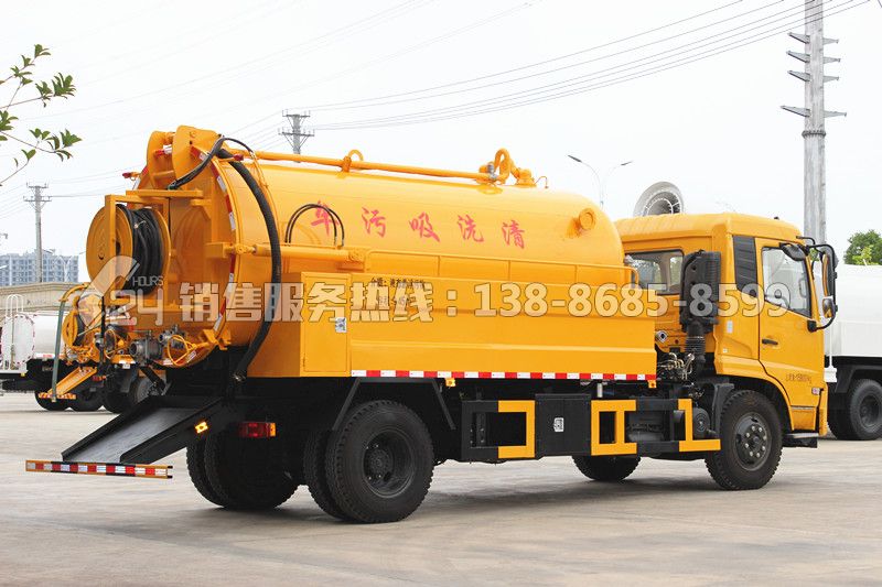 東風(fēng)天錦清洗吸污車12.5方