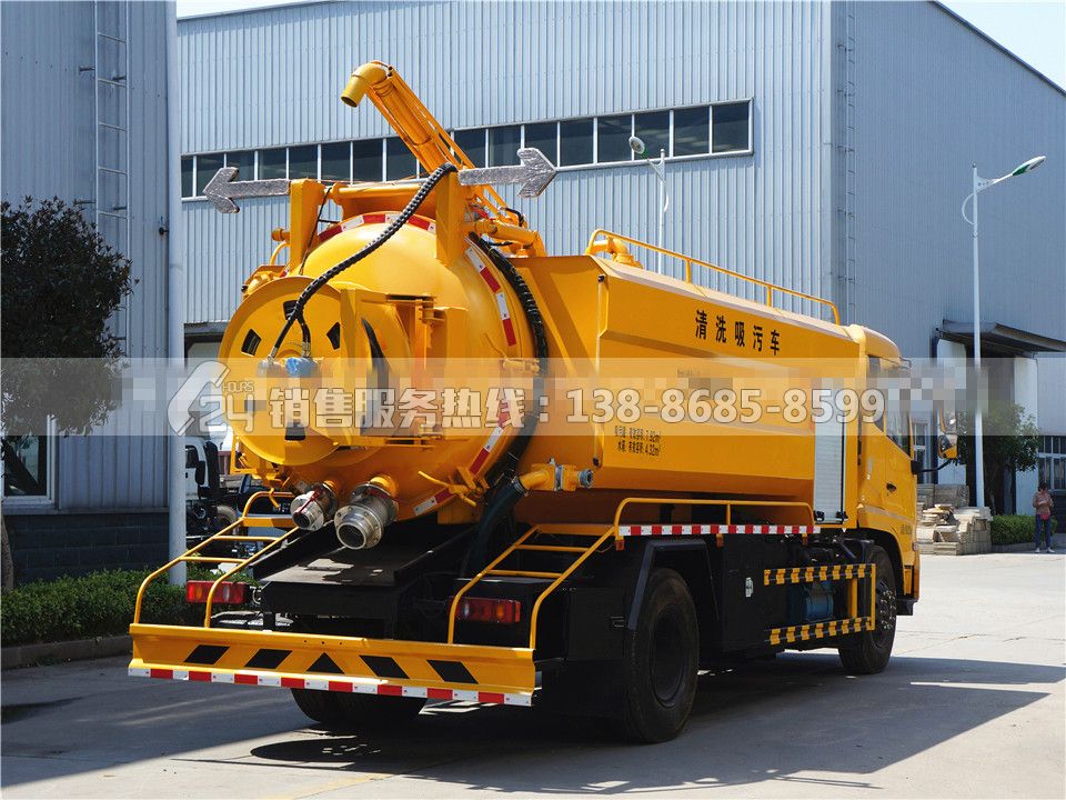 東風(fēng)天錦清洗吸污車12方