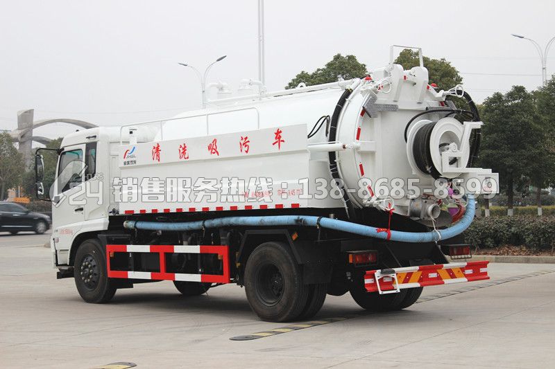 東風(fēng)天錦清洗吸污車12.5方