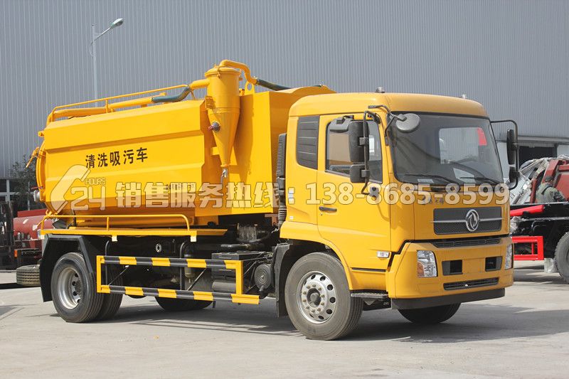東風天錦清洗吸污車12方