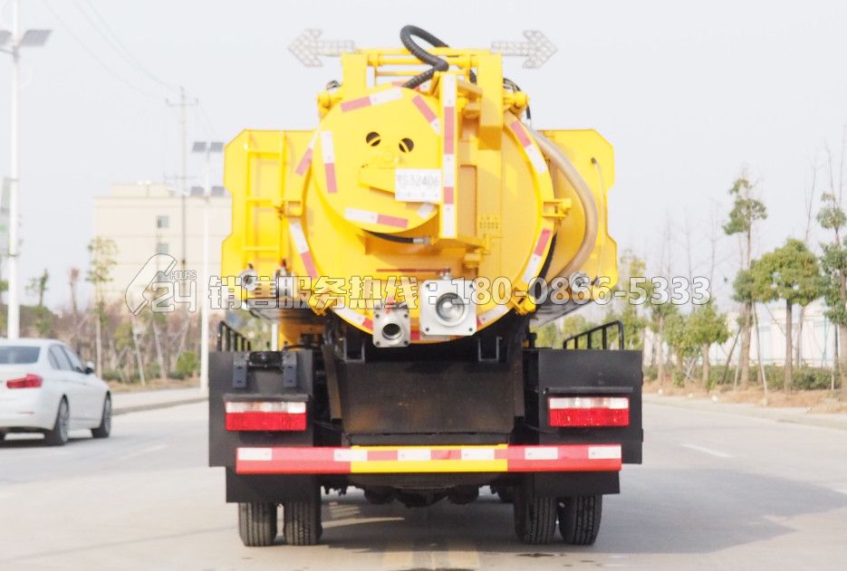 國六東風多利卡清洗吸污車1.5+3.5方