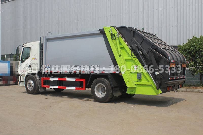 柳汽乘龍M3后裝壓縮式垃圾車