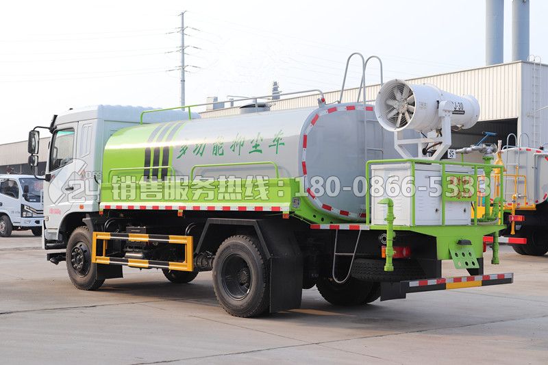 東風華神F5灑水車12立方-帶30米霧炮