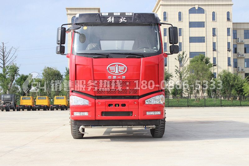 一汽解放J6后雙橋18方灑水車