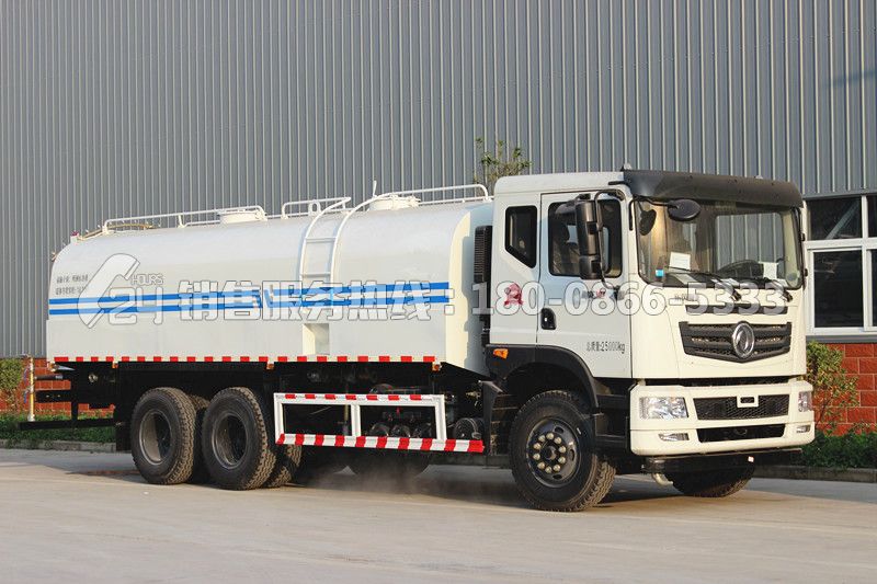 東風T5后雙橋灑水車20立方