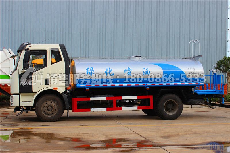 一汽解放J6L灑水車10立方