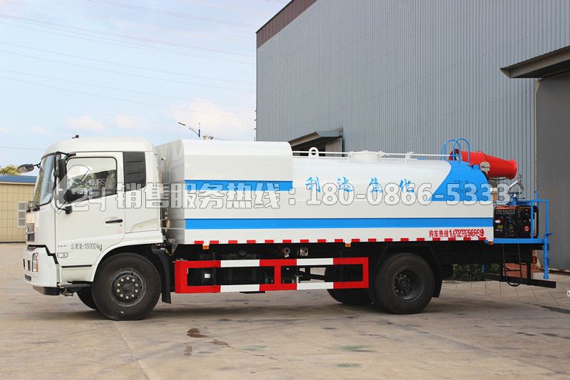 東風(fēng)天錦灑水清洗車14立方-30米霧炮