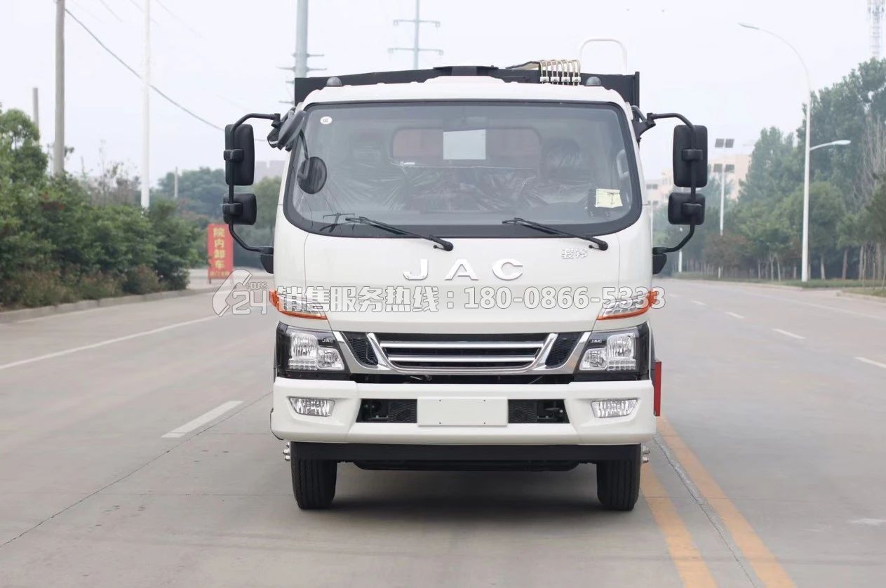 國六-江淮駿鈴V7后裝壓縮式垃圾車8方