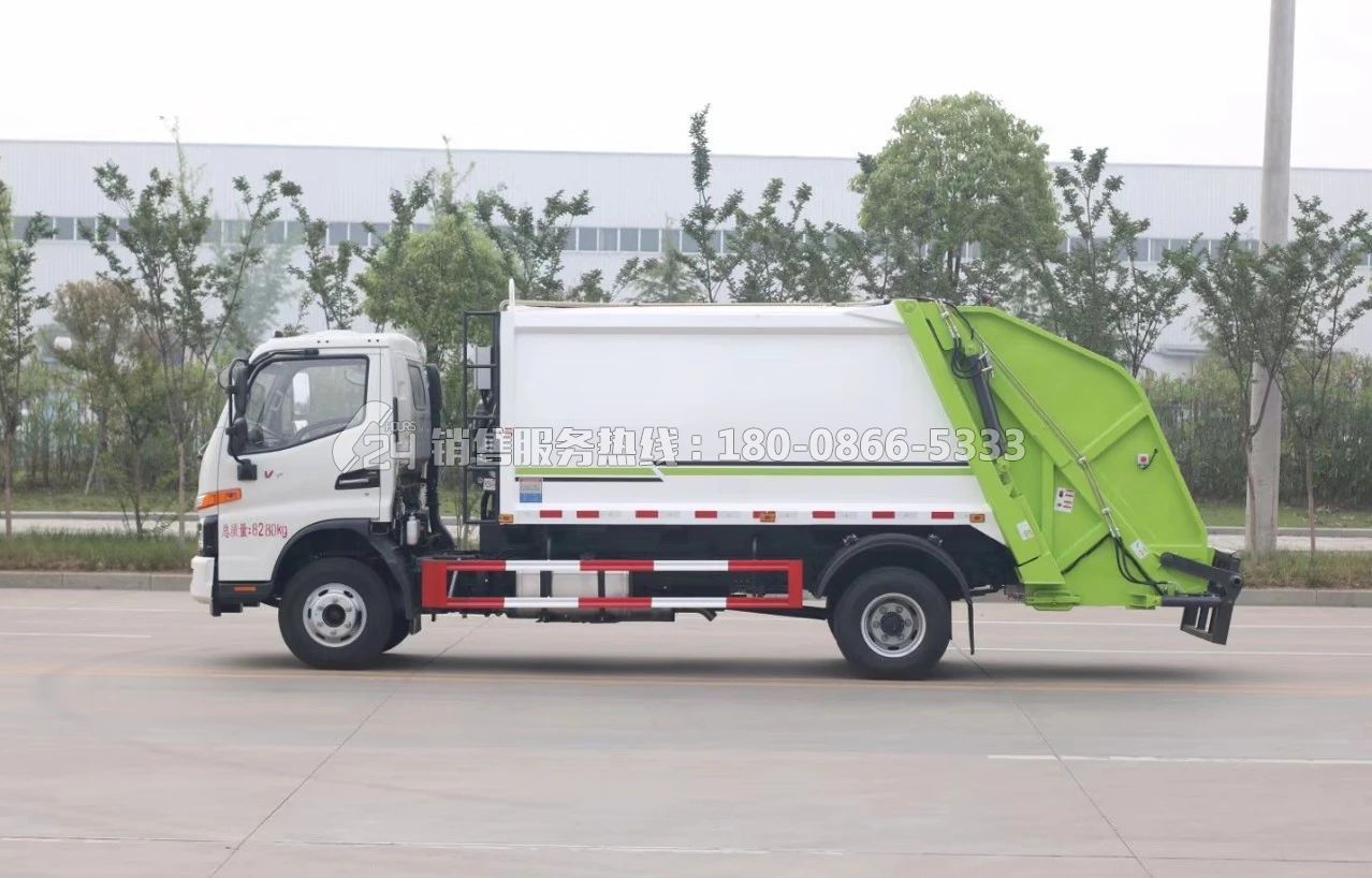 國六-江淮駿鈴V7后裝壓縮式垃圾車8方