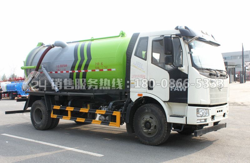 國六-解放J6L吸污車10立方