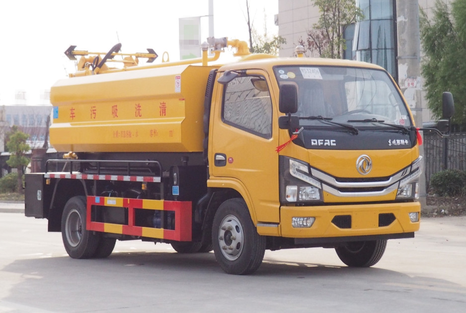 國六東風多利卡清洗吸污車1.5+3.5方