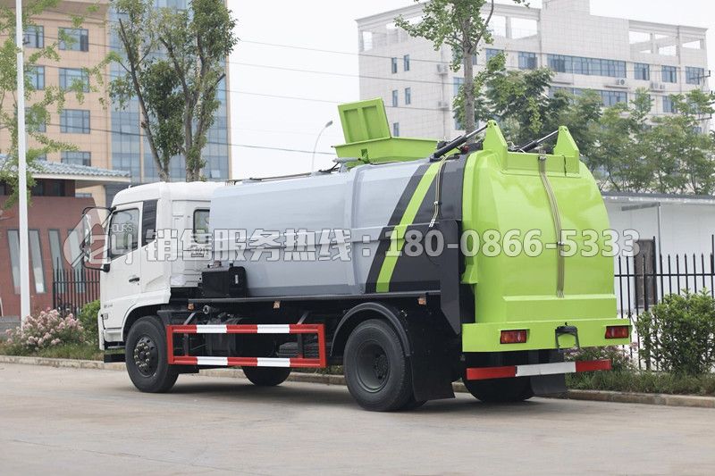 國(guó)六-東風(fēng)天錦VR餐廚垃圾轉(zhuǎn)運(yùn)車(chē)