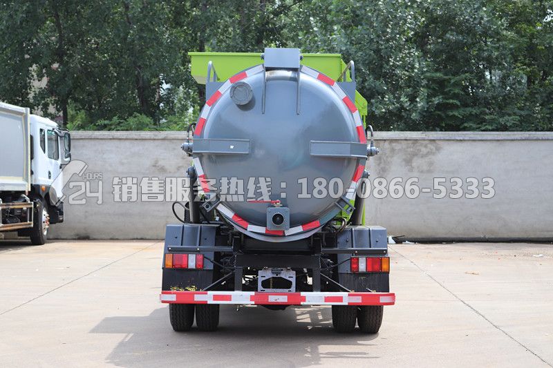 國(guó)六-江鈴順達(dá)罐式餐廚垃圾車4方