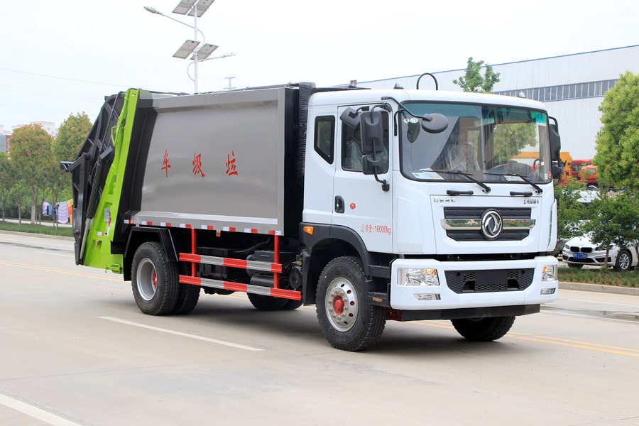 國(guó)六東風(fēng)D9后裝壓縮式垃圾車