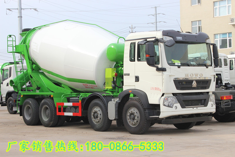 重汽HOWO前四后八攪拌車16-18方