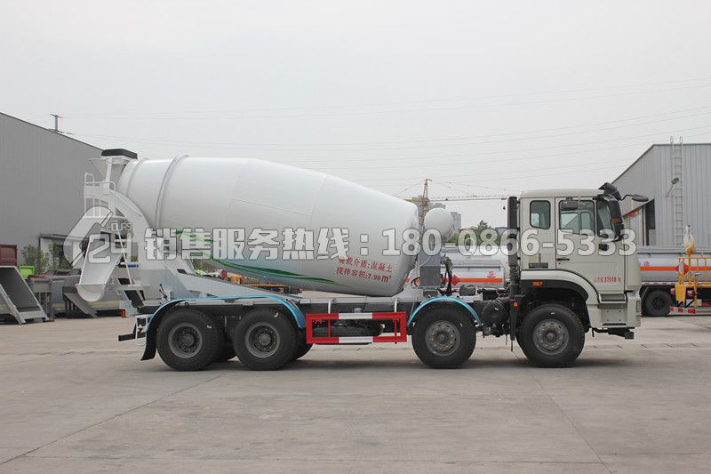 重汽豪翰8x4攪拌車14方