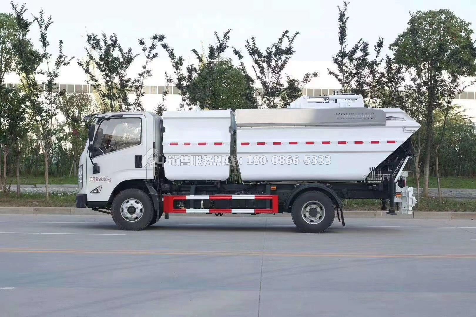 國(guó)六-江鈴凱銳后高位分類(lèi)垃圾車(chē)